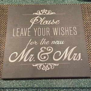 Wedding sign!! For guest sign in